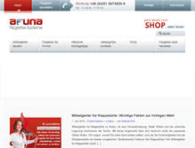 Tablet Screenshot of filzgleiter.de